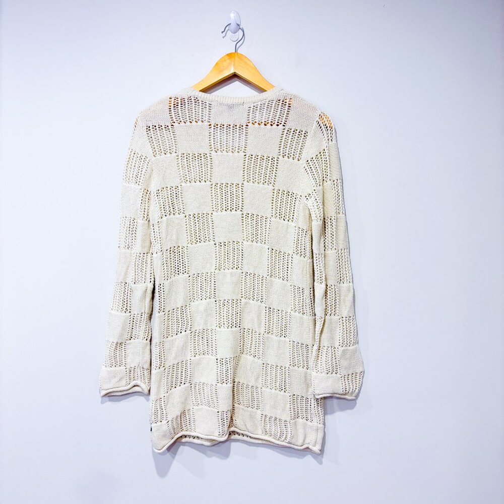 VANS Beige knit tunic sweater | Cozy neutral layers | X-Small - Picture 8 of 8
